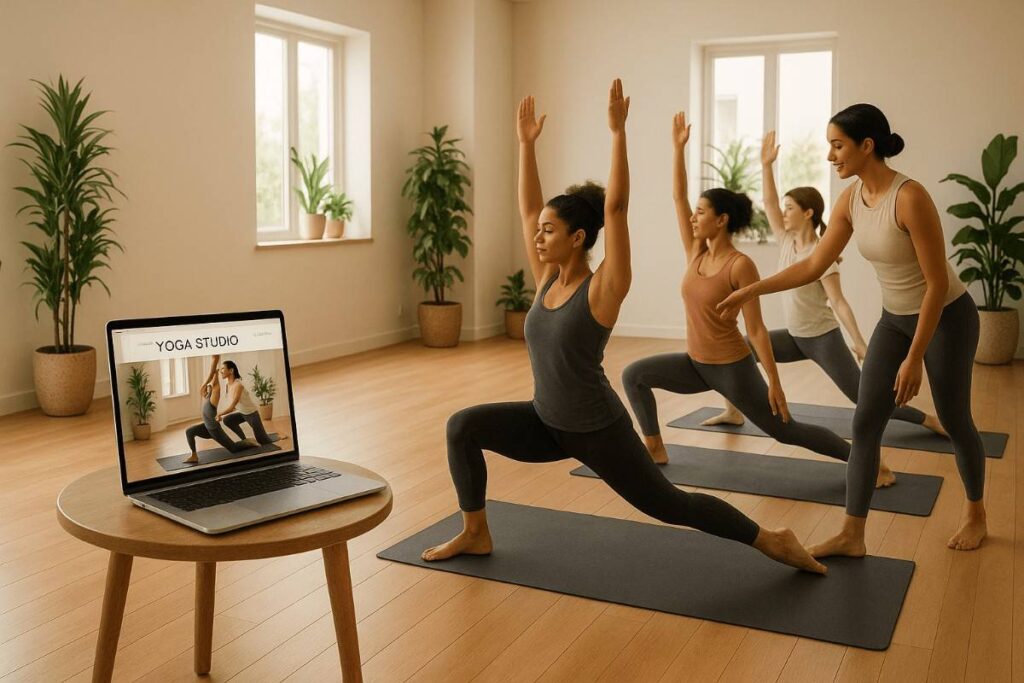 Yoga Studio Website Development for Lead Generation