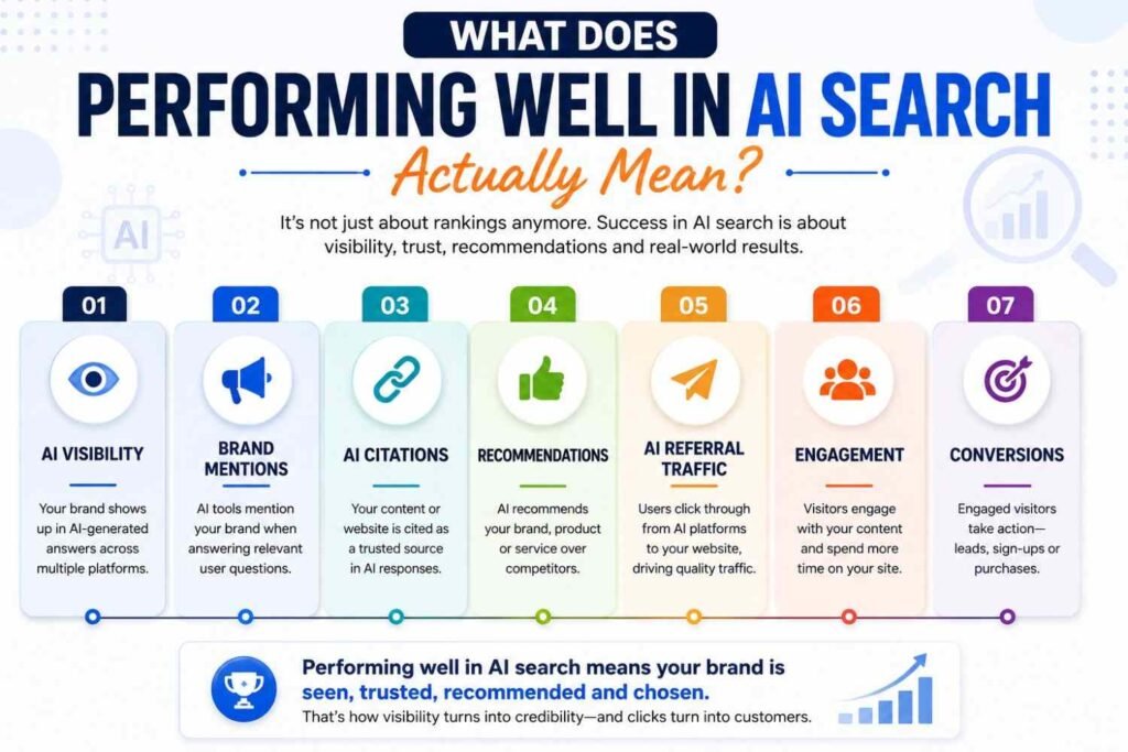 What Does Performing Well in AI Search Actually Mean
